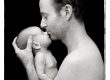 baby with father portrait