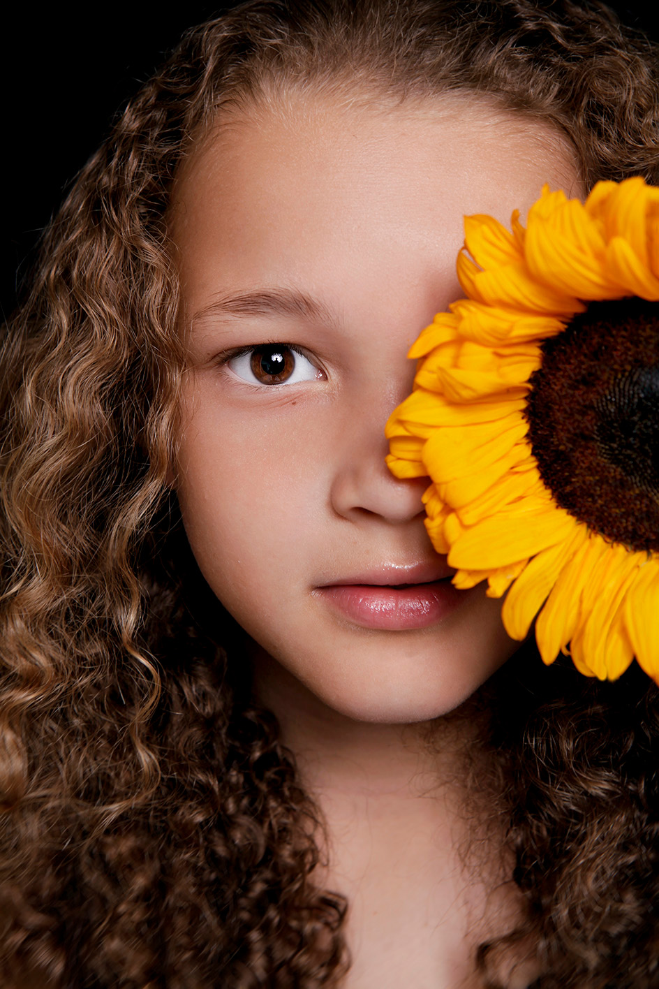 Flower series child portraits London